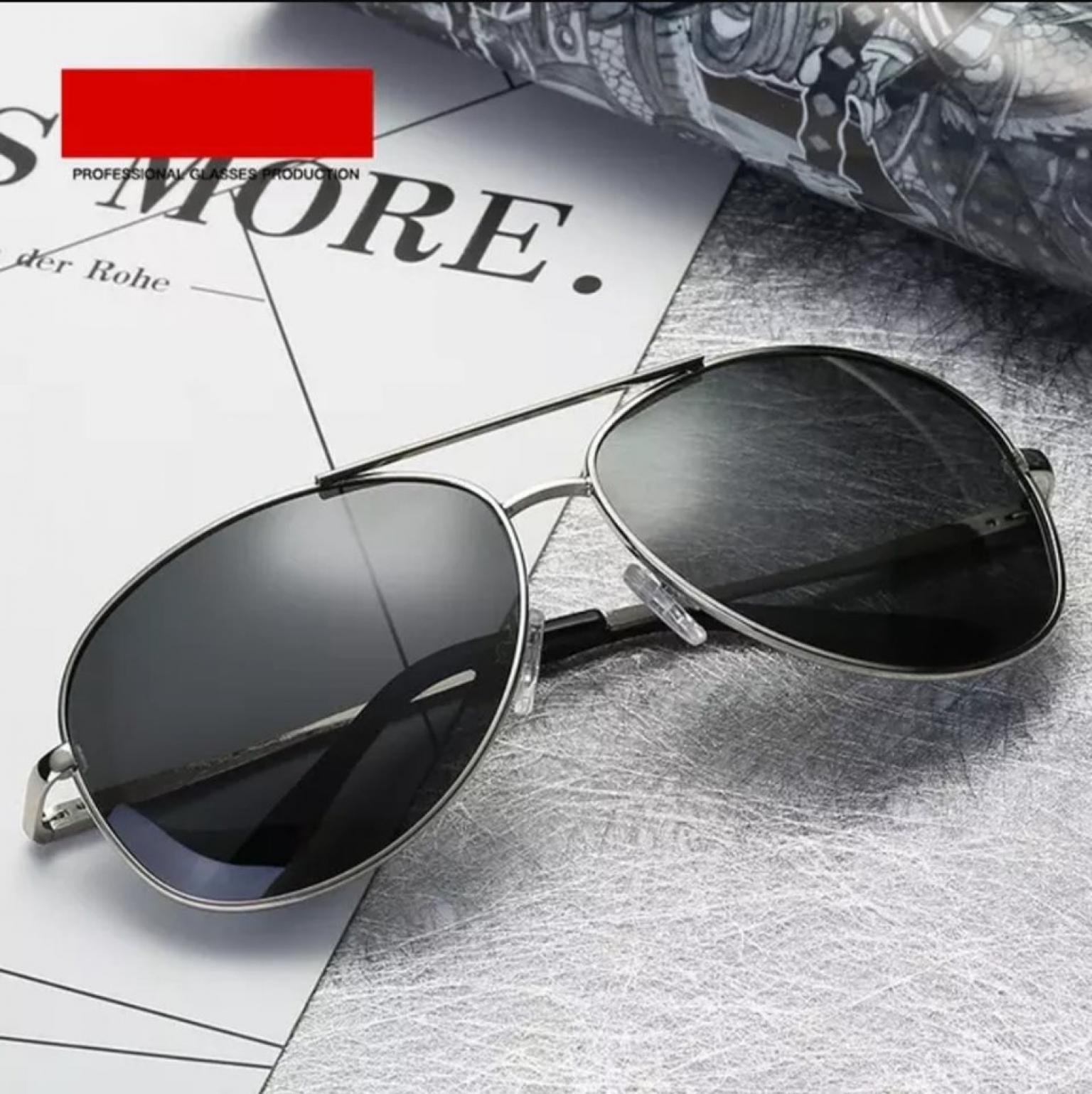   Classic Vintage Polarized Sunglasses Men Retro Brand Designer Pilot Driving Sun Glasses Eyeglasses